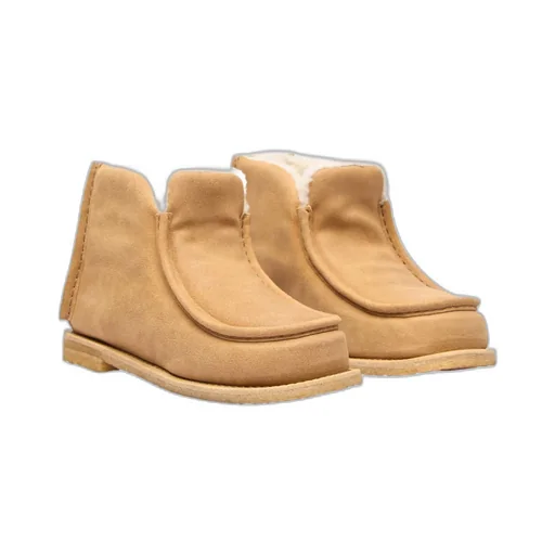 Square Toe Padded Ankle Boots