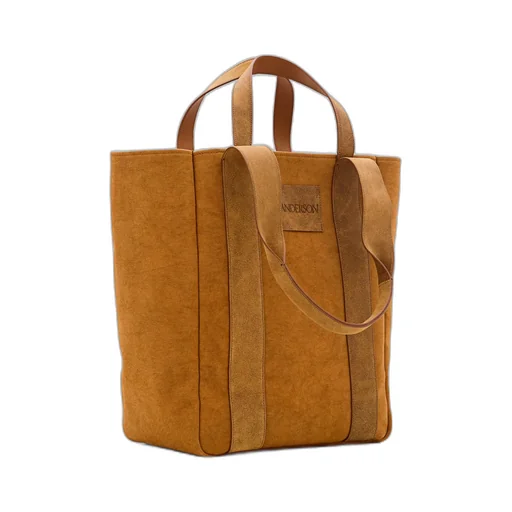 Logo Patch Top Handle Bag