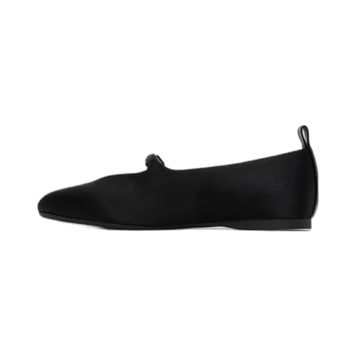 Pin-Button Belted Ballet Shoes