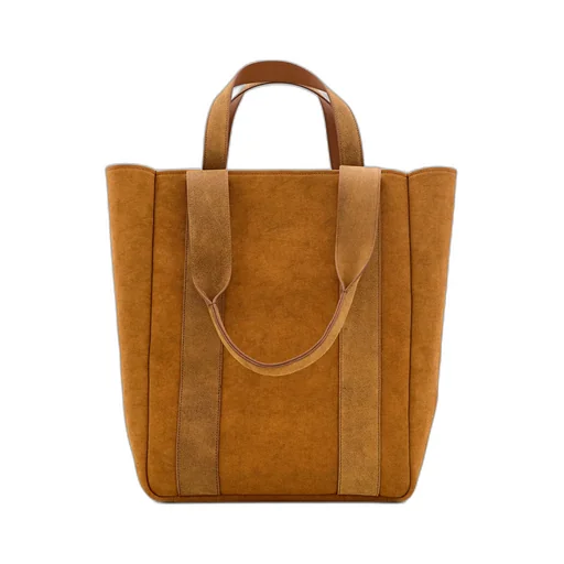 Logo Patch Top Handle Bag