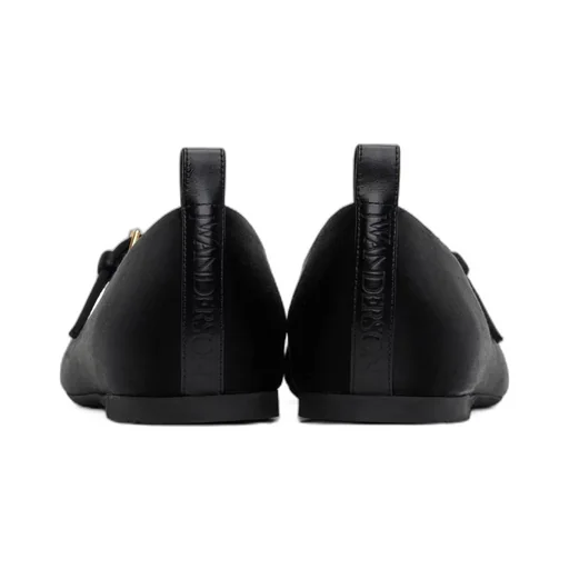 Pin-Button Belted Ballet Shoes