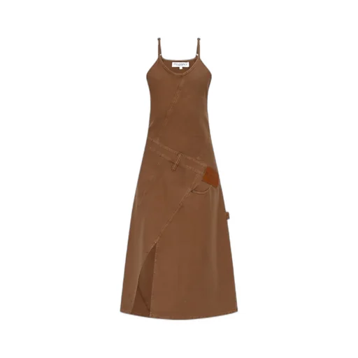 Logo-Appliqué Midi Dress