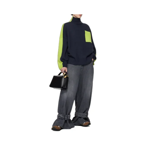 Logo Debossed Corner Tote Bag