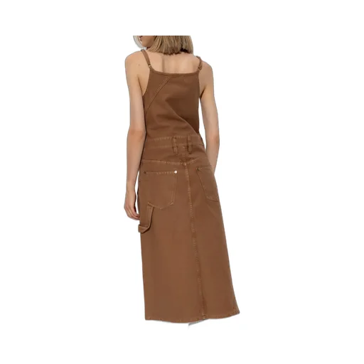 Logo-Appliqué Midi Dress