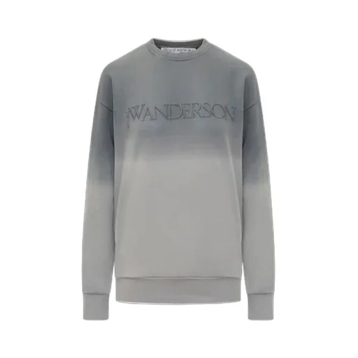 Logo Embroidered Tie-Dyed Sweatshirt