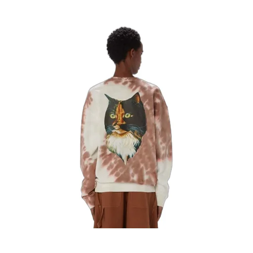 Tie-Dyed Crewneck Sweatshirt