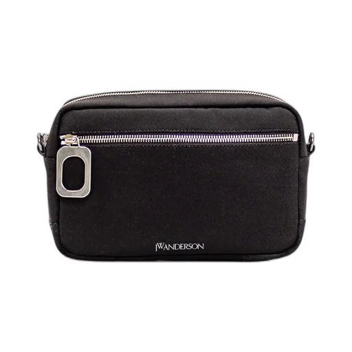 Logo Printed Zipped Camera Bag