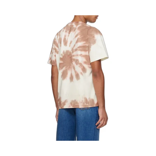 Cat-Printed Tie-Dye T-Shirt
