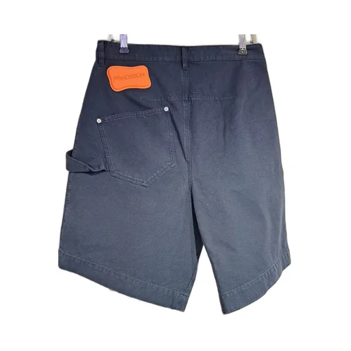 Knee-Length Twisted Bermuda Shorts