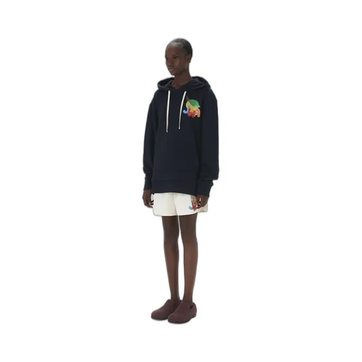 Jwa Lemon-Print Cotton Hoodie
