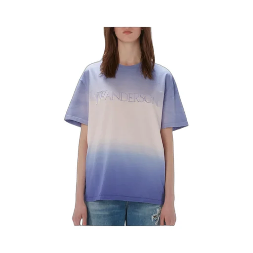 Tie-Dyed Logo Embroidered T-Shirt
