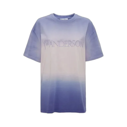 Tie-Dyed Logo Embroidered T-Shirt