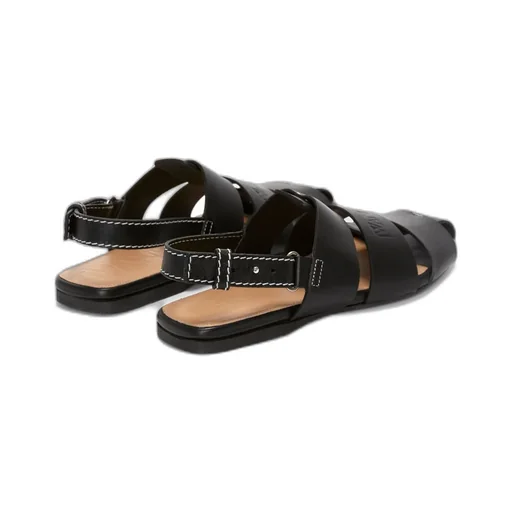 Logo-Debossed Leather Fisherman Sandals