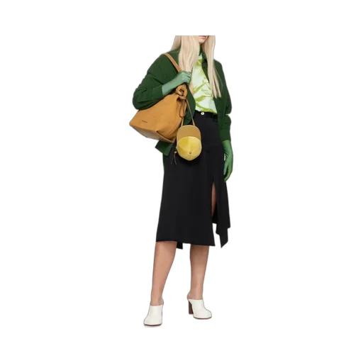 Patchwork A-Line Skirt
