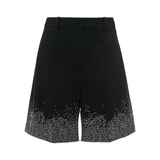 Crystal-Embellished Tailored Shorts