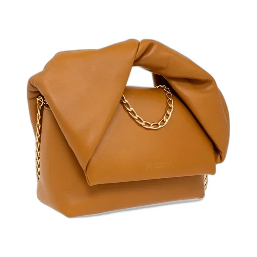 Small Twister Leather Tote Bag