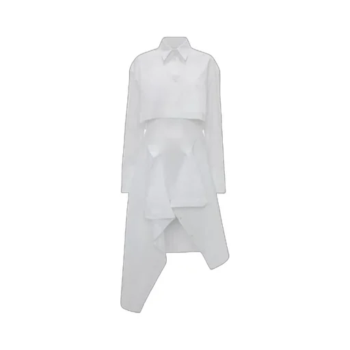 Knotted Silk Shirtdress