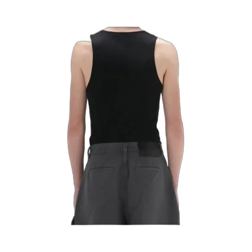 Anchor Logo-Embroidered Ribbed Tank Top