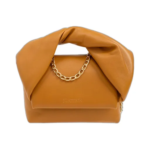 Small Twister Leather Tote Bag