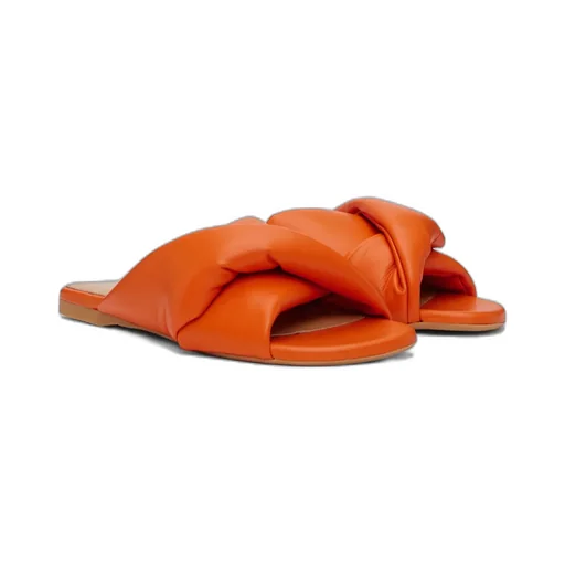 Twist Cross-Strap Slippers