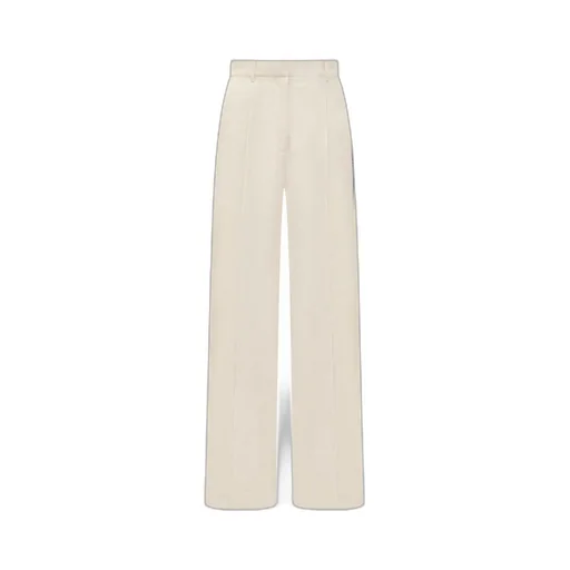 Side-Panel Wide-Leg Trousers