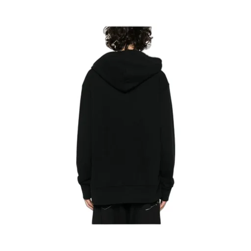 Logo Embroidered Drawstring Hoodie