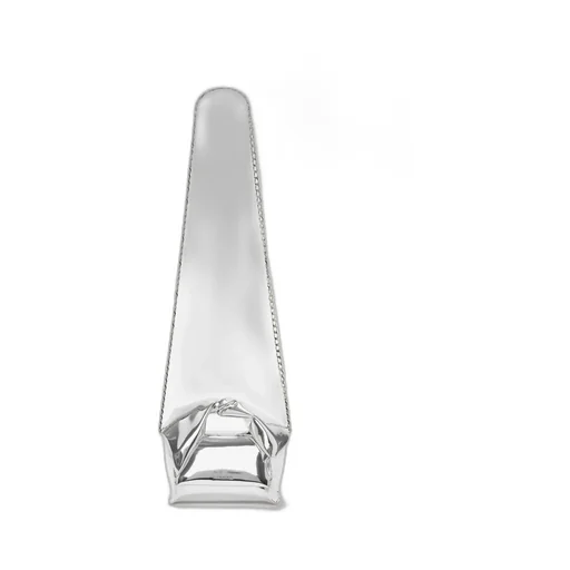 Small Twister Metallic Top Handle Bag