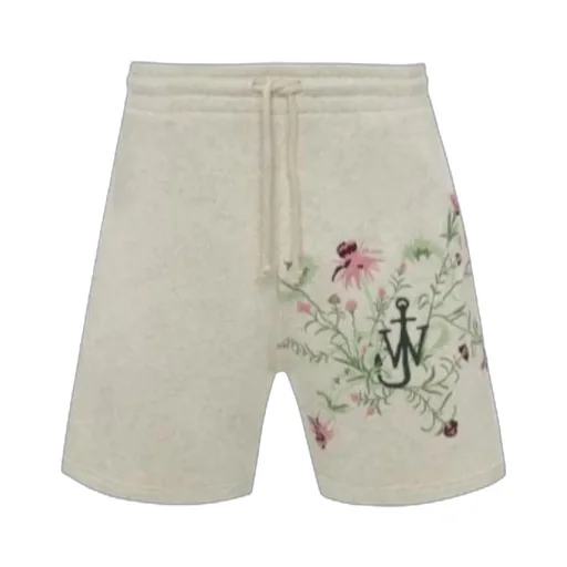 Logo Embroidered Drawstring Shorts