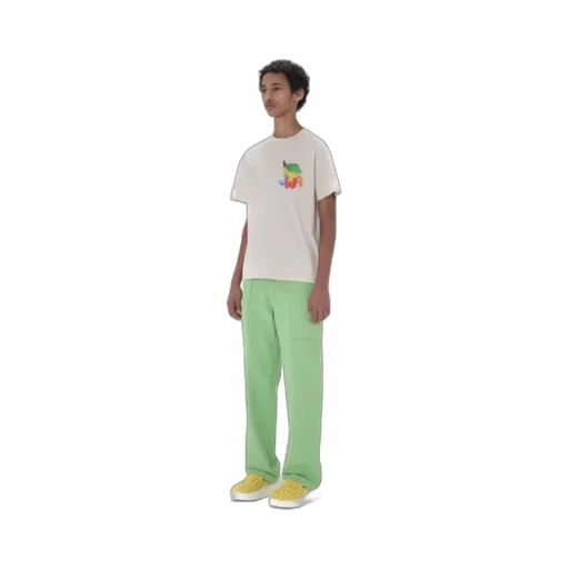 Lemon Print Cotton T-Shirt