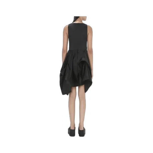 Sleeveless Asymmetric Mini Dress