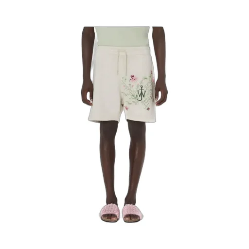 Logo Embroidered Drawstring Shorts