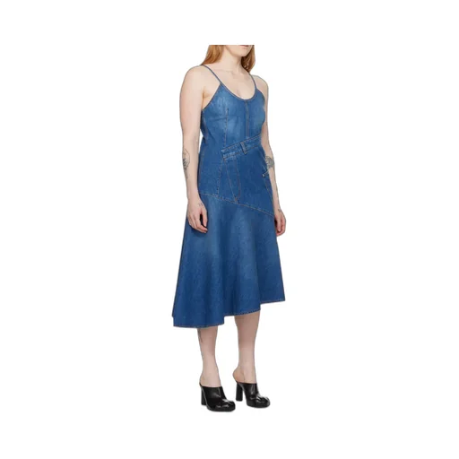Twisted Denim Dress