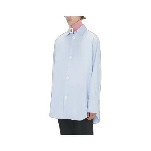 Logo Embroidered Oversized Shirt