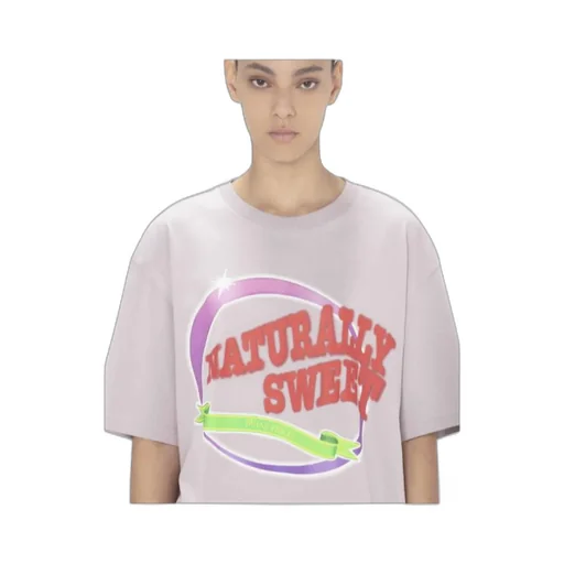 Slogan Printed Crewneck T-Shirt