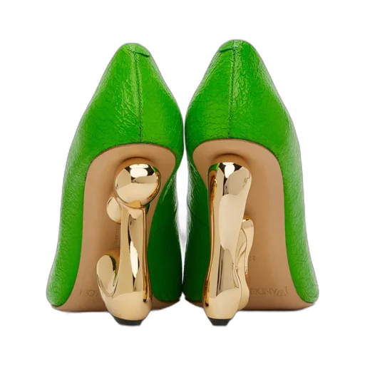 Bubble Shallow-Mouth High Heels