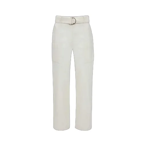 Wide-Leg Cotton Cargo Trousers