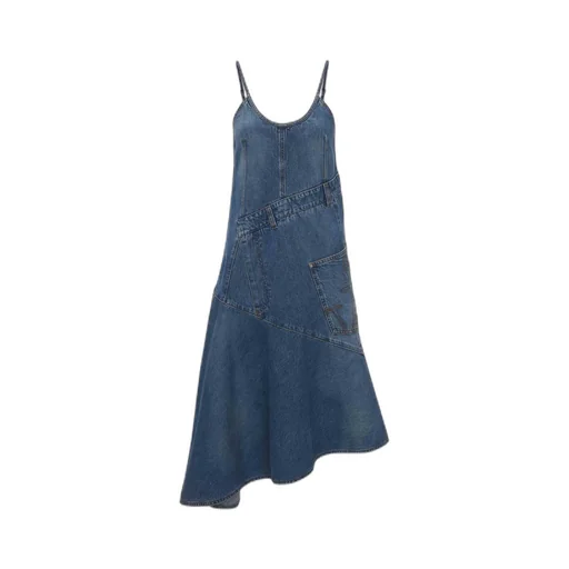 Twisted Denim Dress