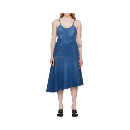 Twisted Denim Dress