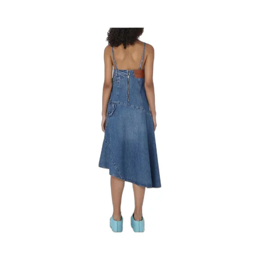 Twisted Denim Dress