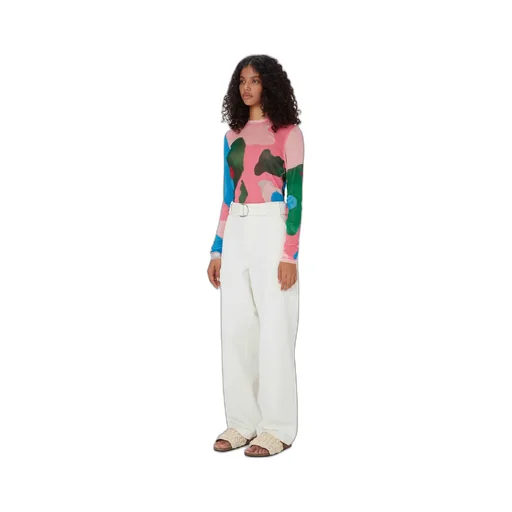 Wide-Leg Cotton Cargo Trousers
