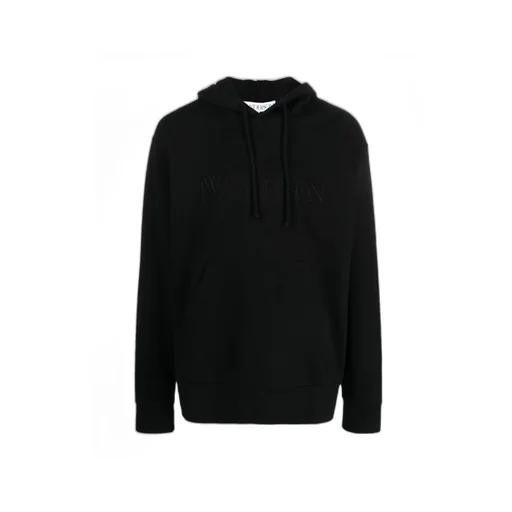 Logo Embroidered Drawstring Hoodie