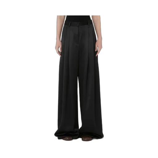 High Waist Straight Leg Trousers
