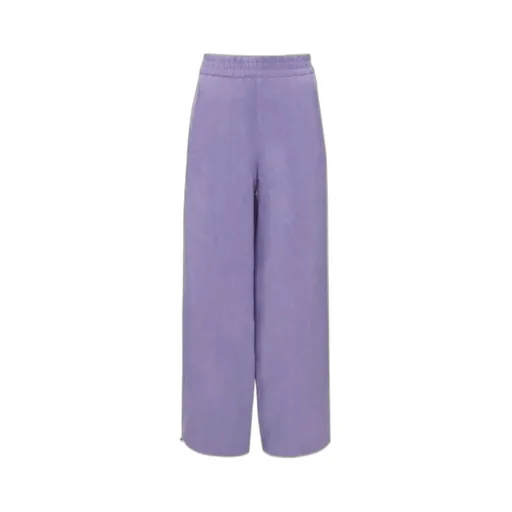 High-Shine Wide-Leg Trousers