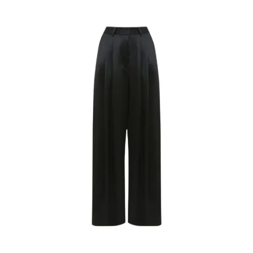 High Waist Straight Leg Trousers