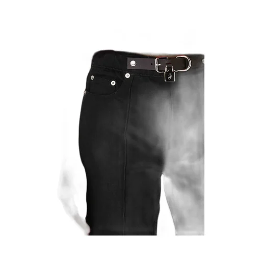 Padlock Detailed Slim-Fit Jeans