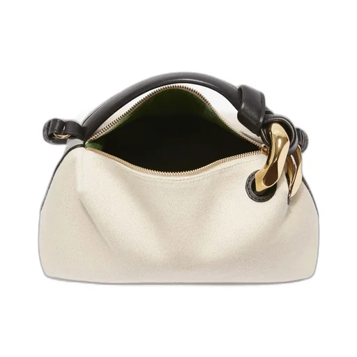 Logo Printed Zipped Crossbody Bag