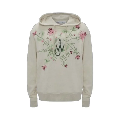 X Pol Anglada Logo Embroidered Drawstring Hoodie