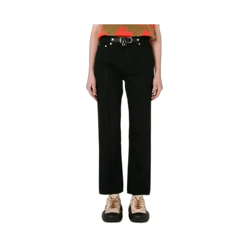 Padlock Detailed Slim-Fit Jeans