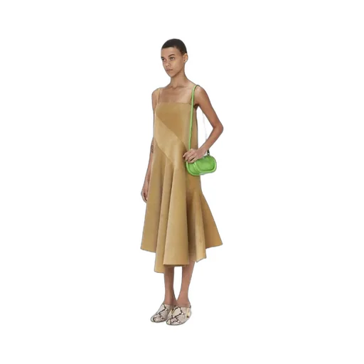 Panneled A-Line Dress