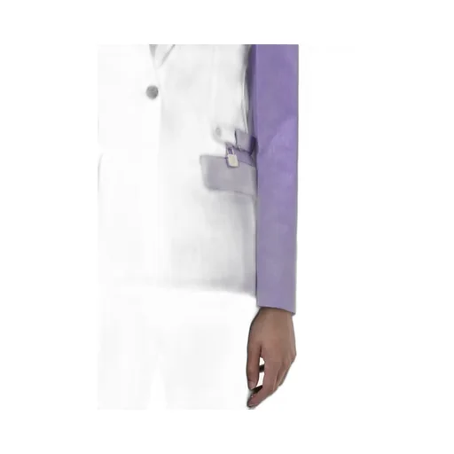 Padlock Strap Single-Breasted Blazer